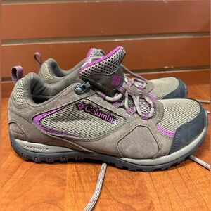 Columbia Tan and Pink Outdoor Shoes